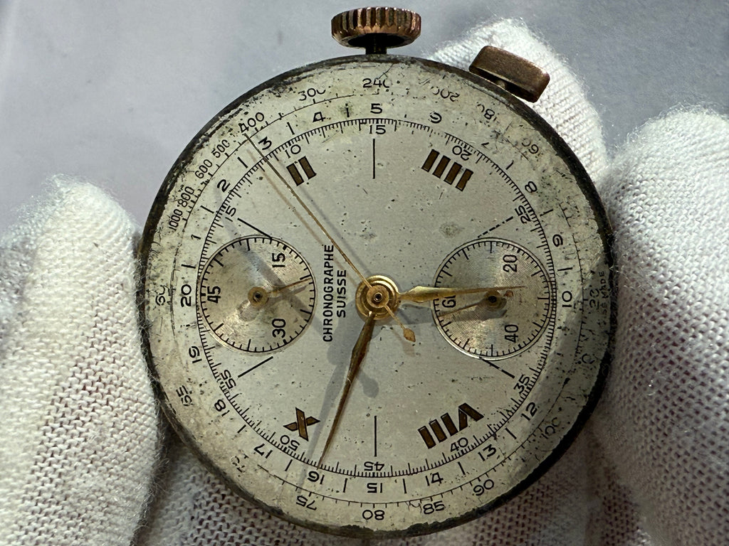 Venus Movement cal 175.Vintage Chronograph – Fully Serviced – work Condition