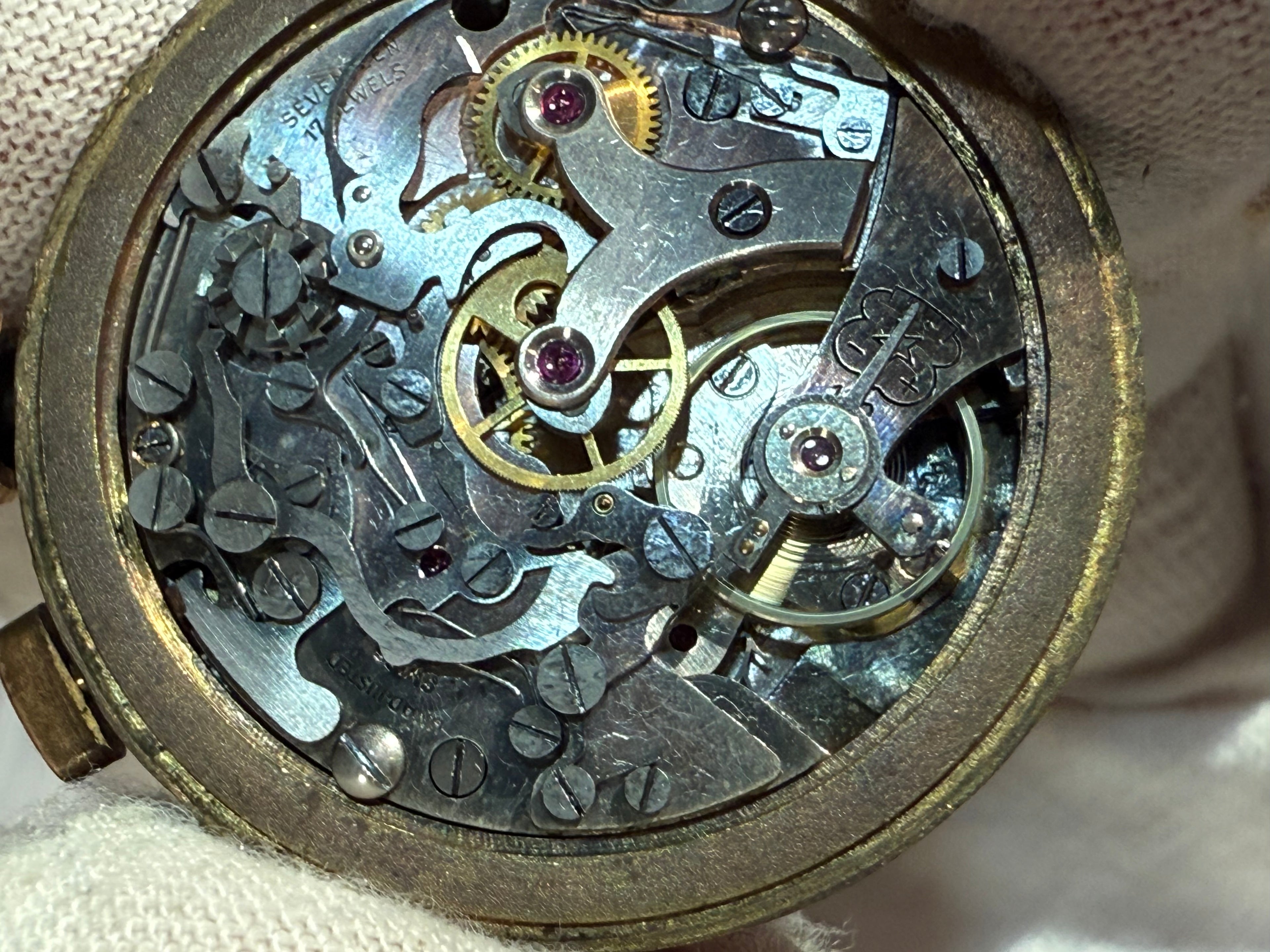 Venus Movement cal 175.Vintage Chronograph – Fully Serviced – work Condition