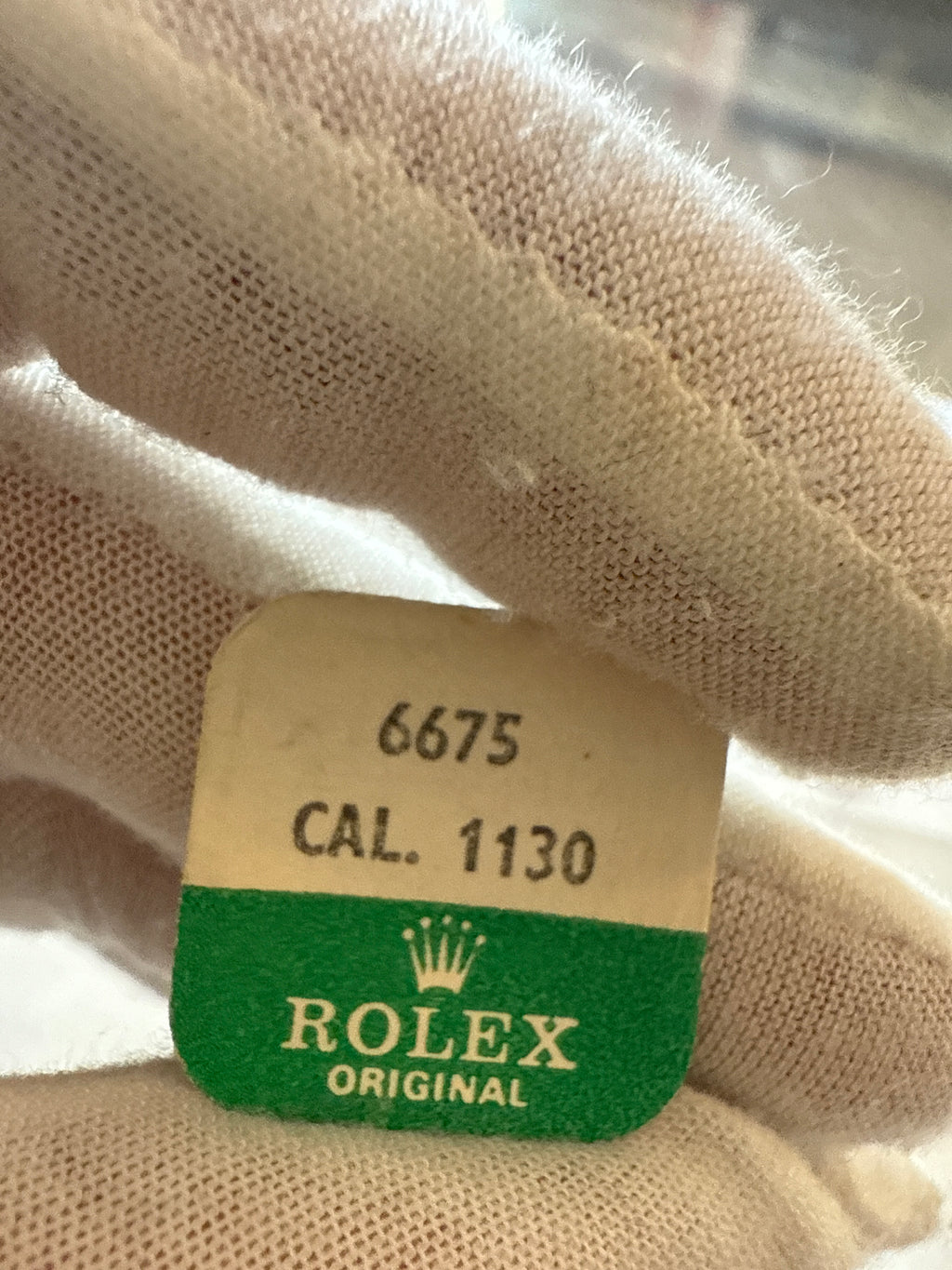 For Part. Rolex Calibre 1130 Fourth Wheel – Original Rolex Part Ref. 6675