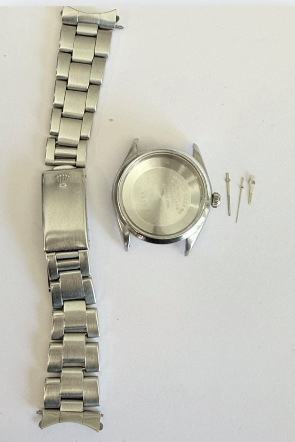 Rolex Case, Bracelet & Hands – Reference 1003 (Caliber 1570 Compatible)