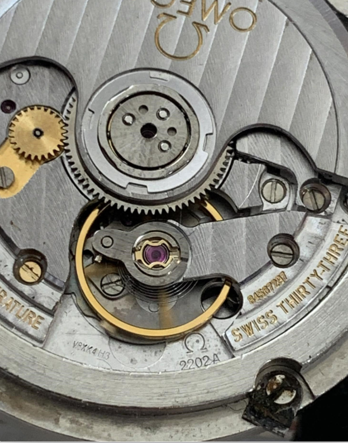 Movement Omega De Ville Co-Axialal, caliber 2202- movement competed