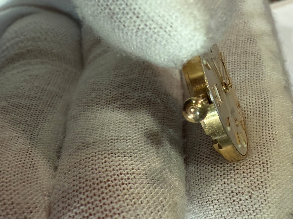 Omega Constellation Dial & Movement – Cal. 1424 | 18K Gold Original Crown | Complete & Functional