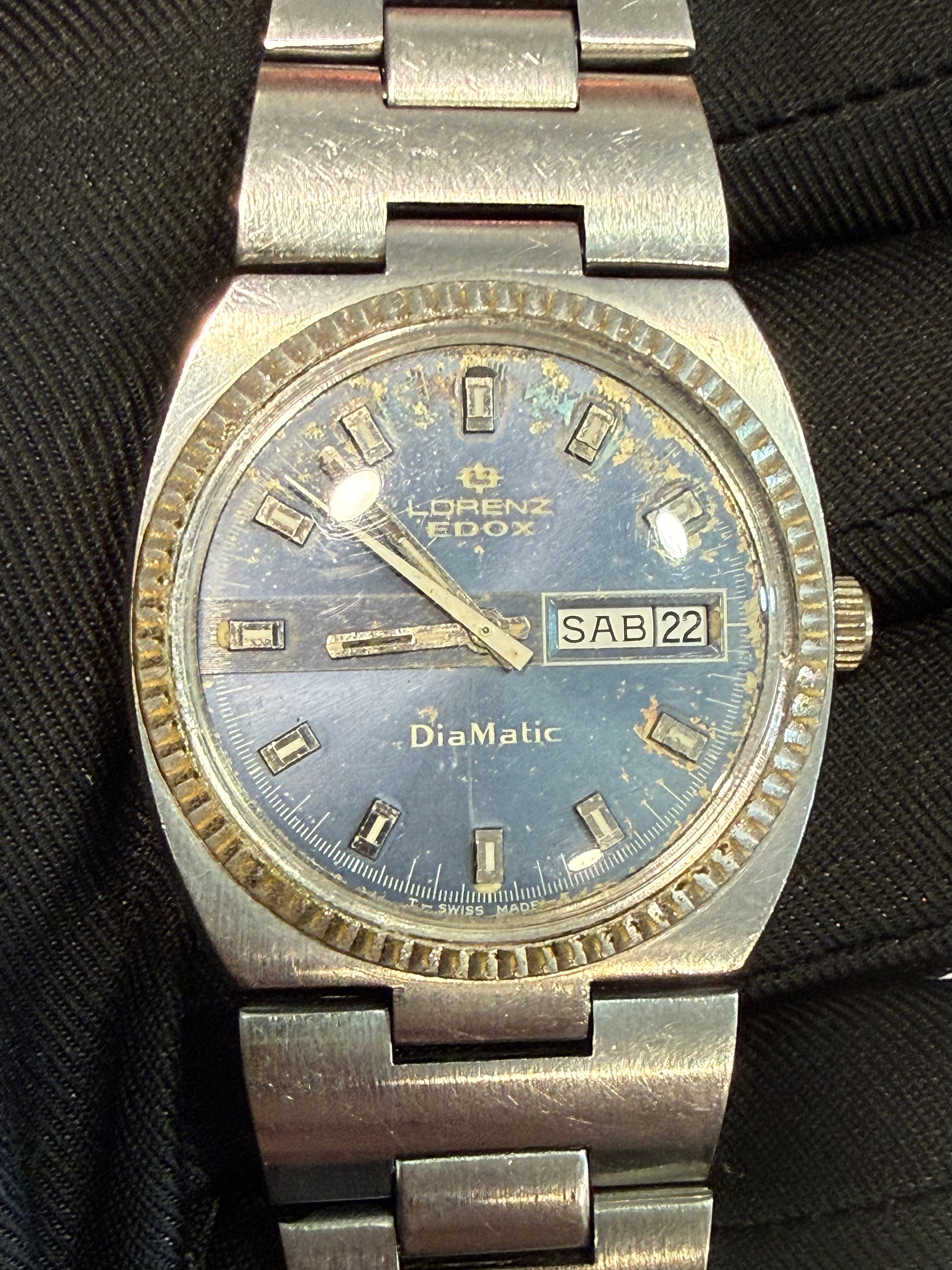 Lorenz Edox Dia Matic. Automatic cal 2780 1. Ref 200261