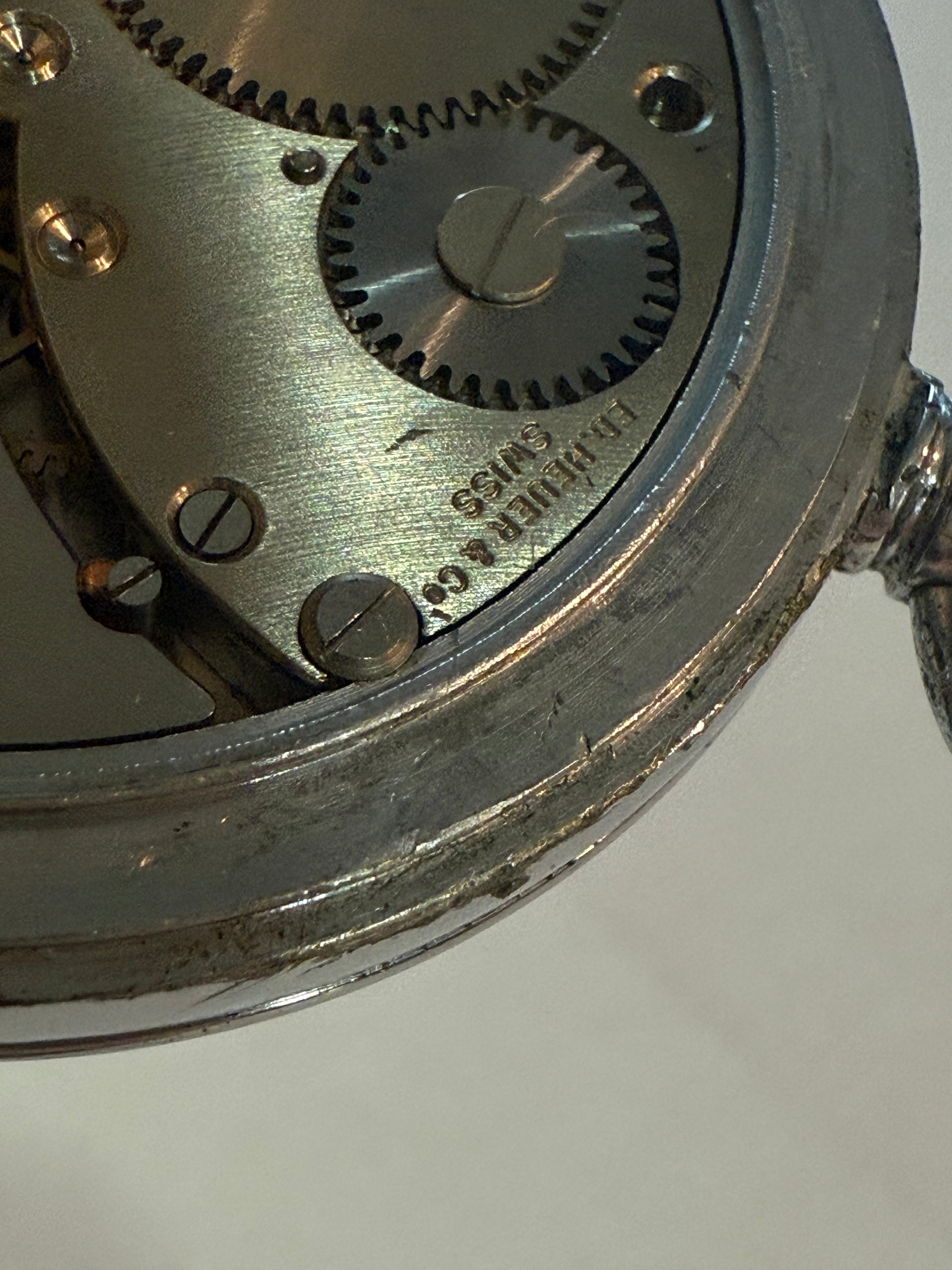 ⏱️ Pocket Chronometer Heuer Vintage Swiss Timepiece – Ref. 818665. Case 51mm