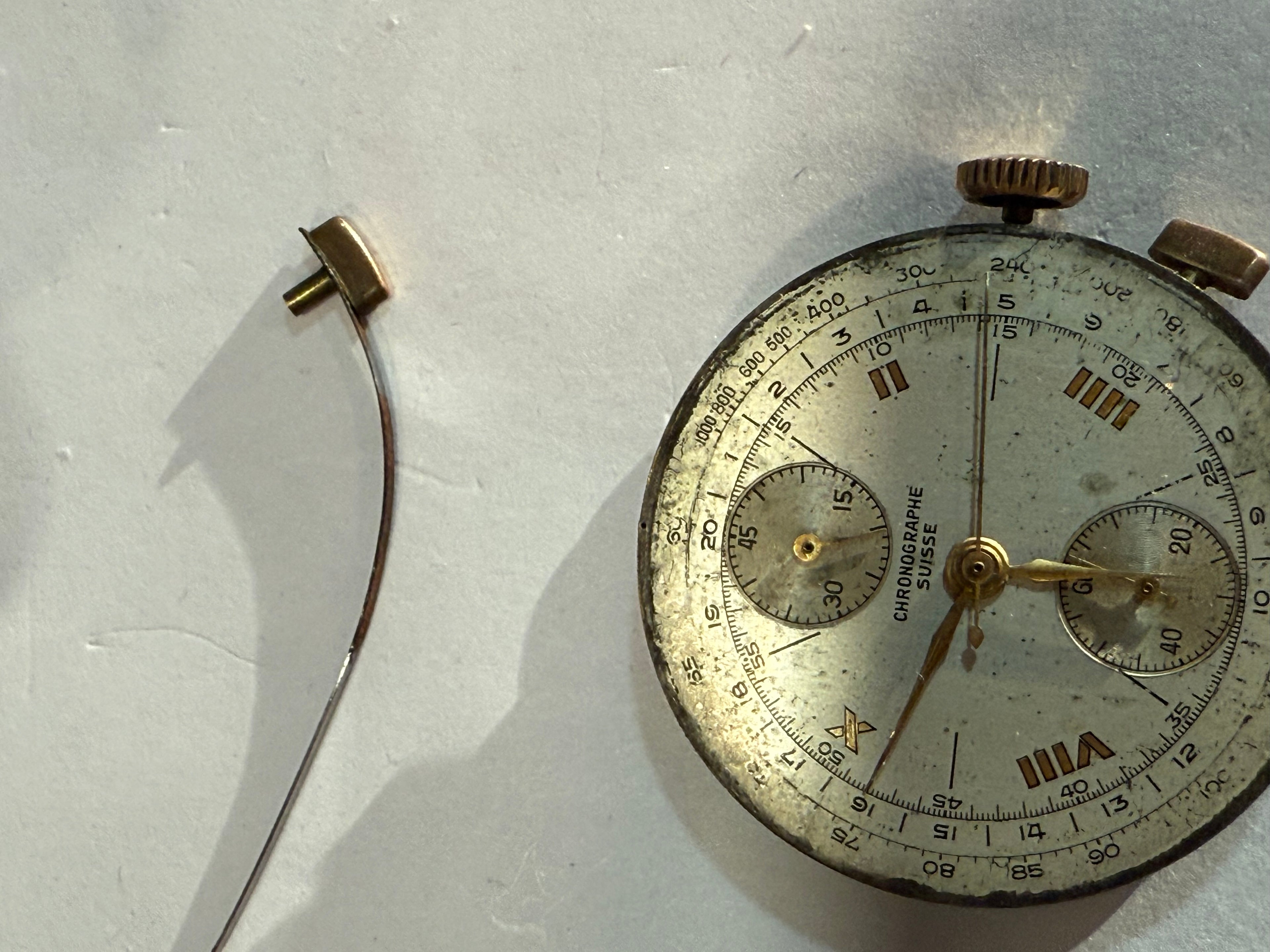 Venus Movement cal 175.Vintage Chronograph – Fully Serviced – work Condition