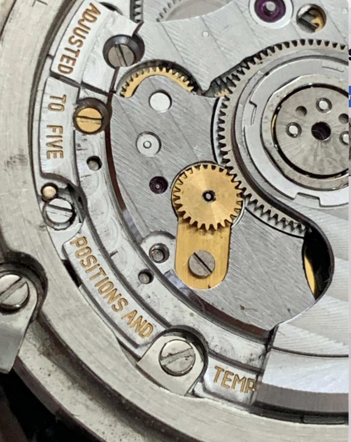 Movement Omega De Ville Co-Axialal, caliber 2202- movement competed