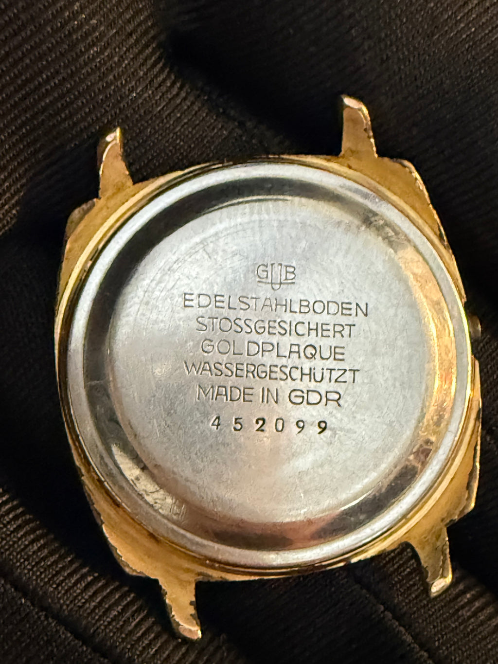 Gub Glashute For Part & Repair. ref 452099. Cal 74