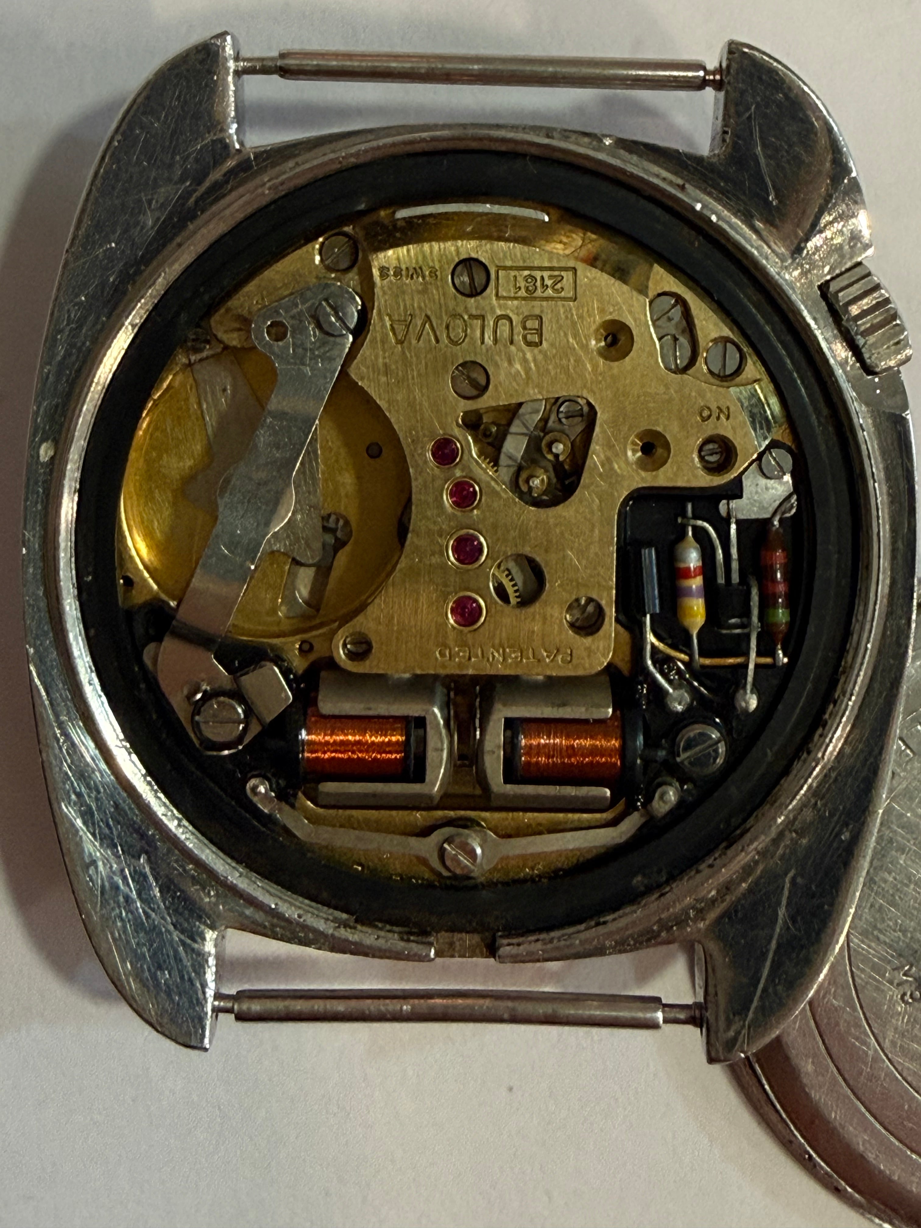 Bulova Accutron Ref 741. Cal 2181. For Part, Not work