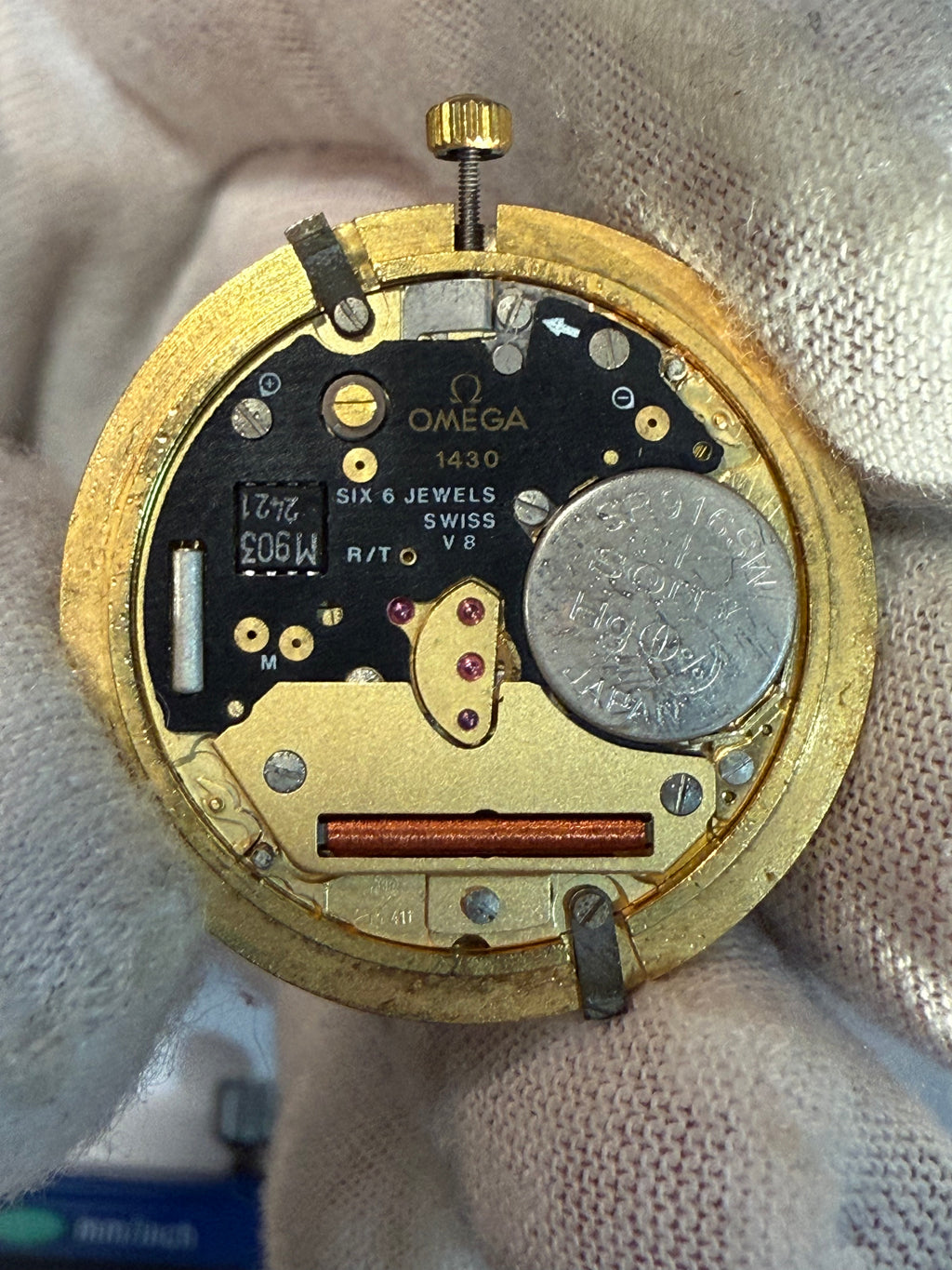 Omega Quartz Movement Copleted– Caliber 1430. Work