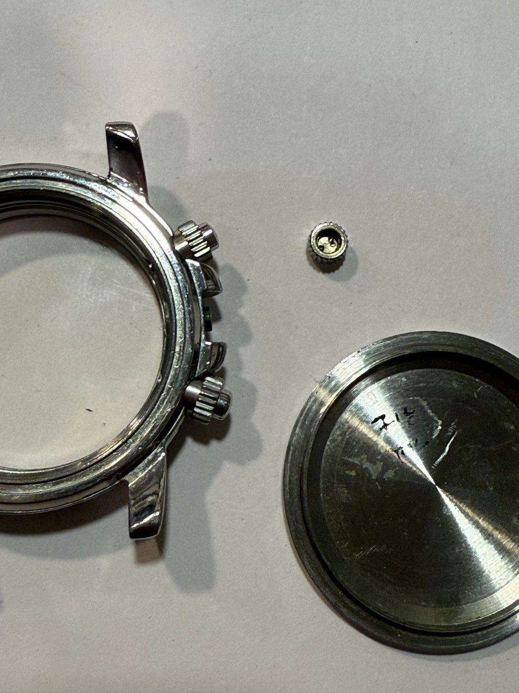 Zenith El Primero Rainbow – 40mm Stainless Steel Case (For Cal. 400) – Crown Damaged ref 01/020461 400