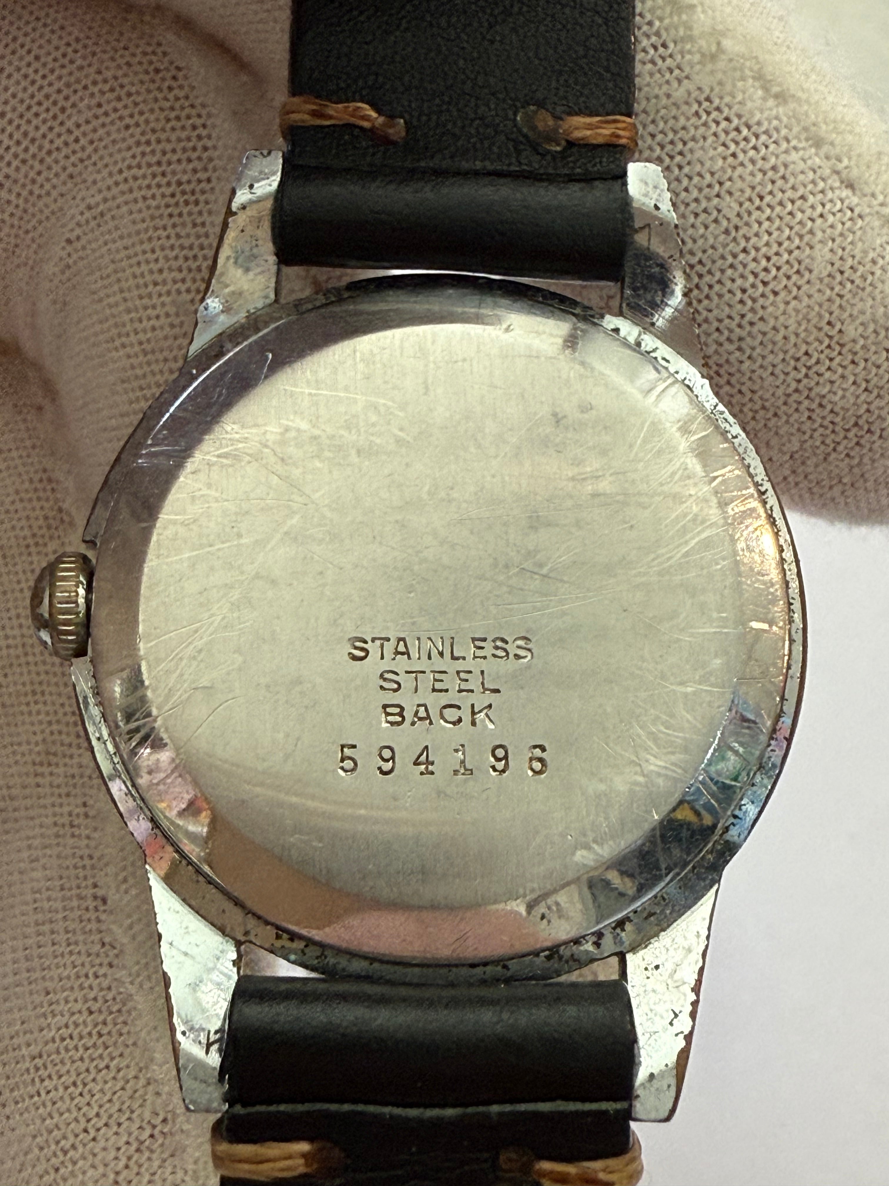 Vintage Technos Antimagnetic 33mm – Movement Manual. Serviced, work perfect.