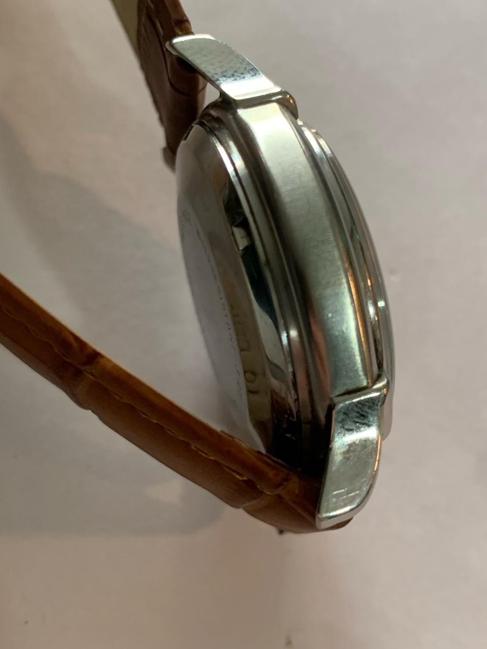 Oris Pilot Chronograph Ref 7397. Case 37mm. Quickset Date. Cal 7750. Yers 1980.