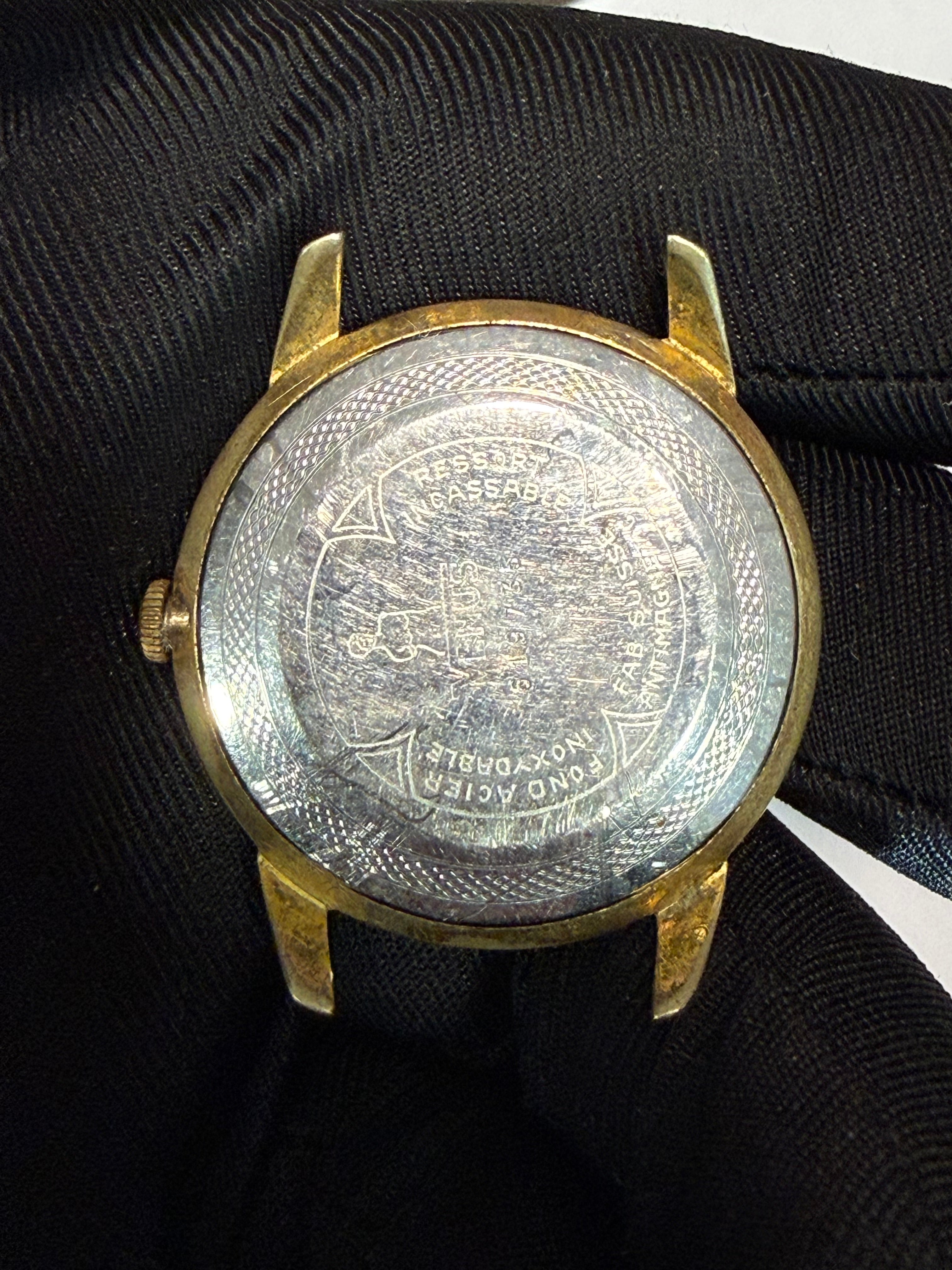 Venus Vintage Manual Cal 751. Case 36mm.Ref 619735. For Part. Work