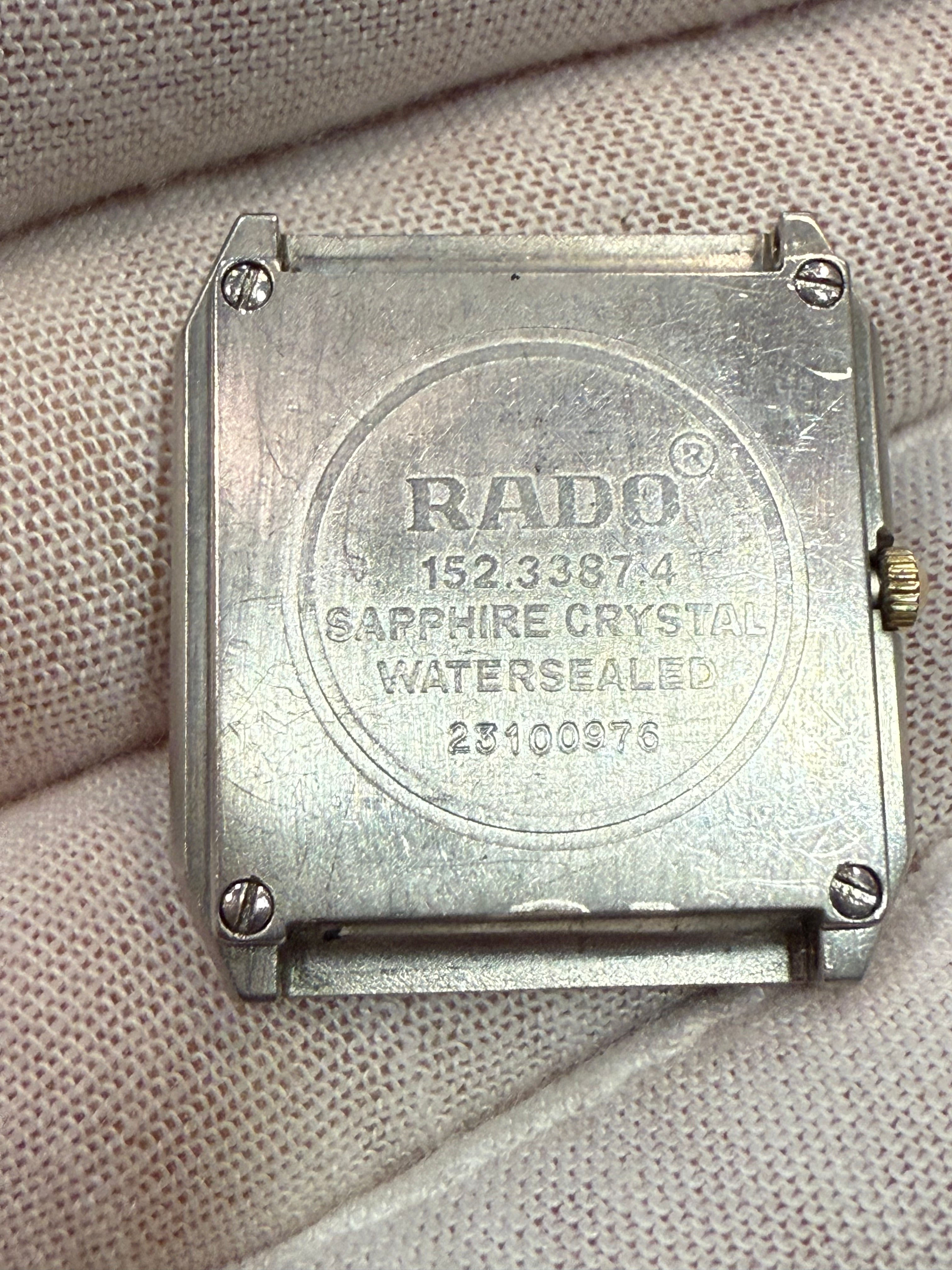 🕰️ RADO FLORENCE – QUARTZ • CASE + MOVEMENT • FOR PARTS