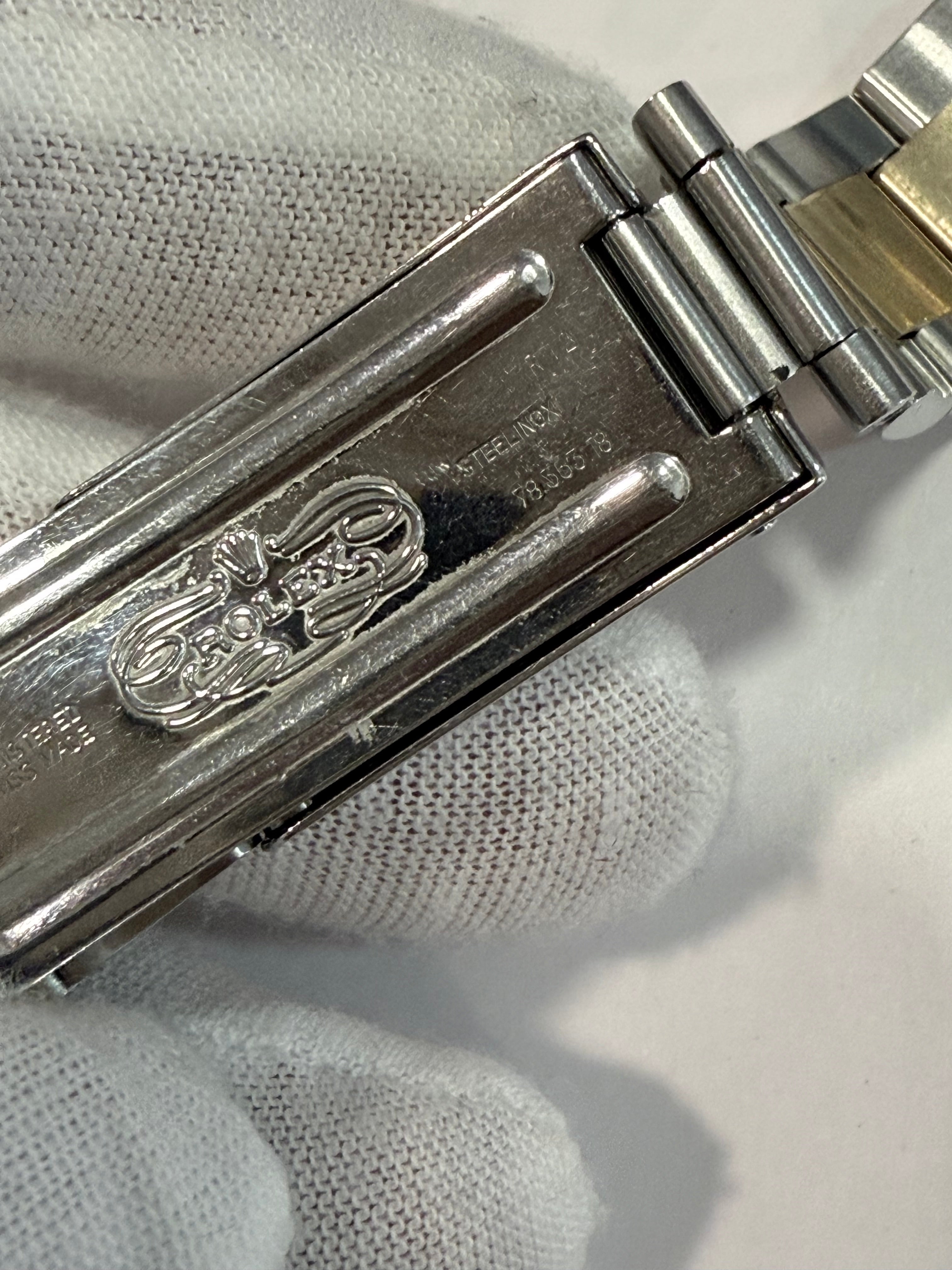 Pre-Owned. Rolex Datejust Automatic Ref. 16233 – Steel & 18k Yellow Gold – Oyster Bracelet 👌⌚