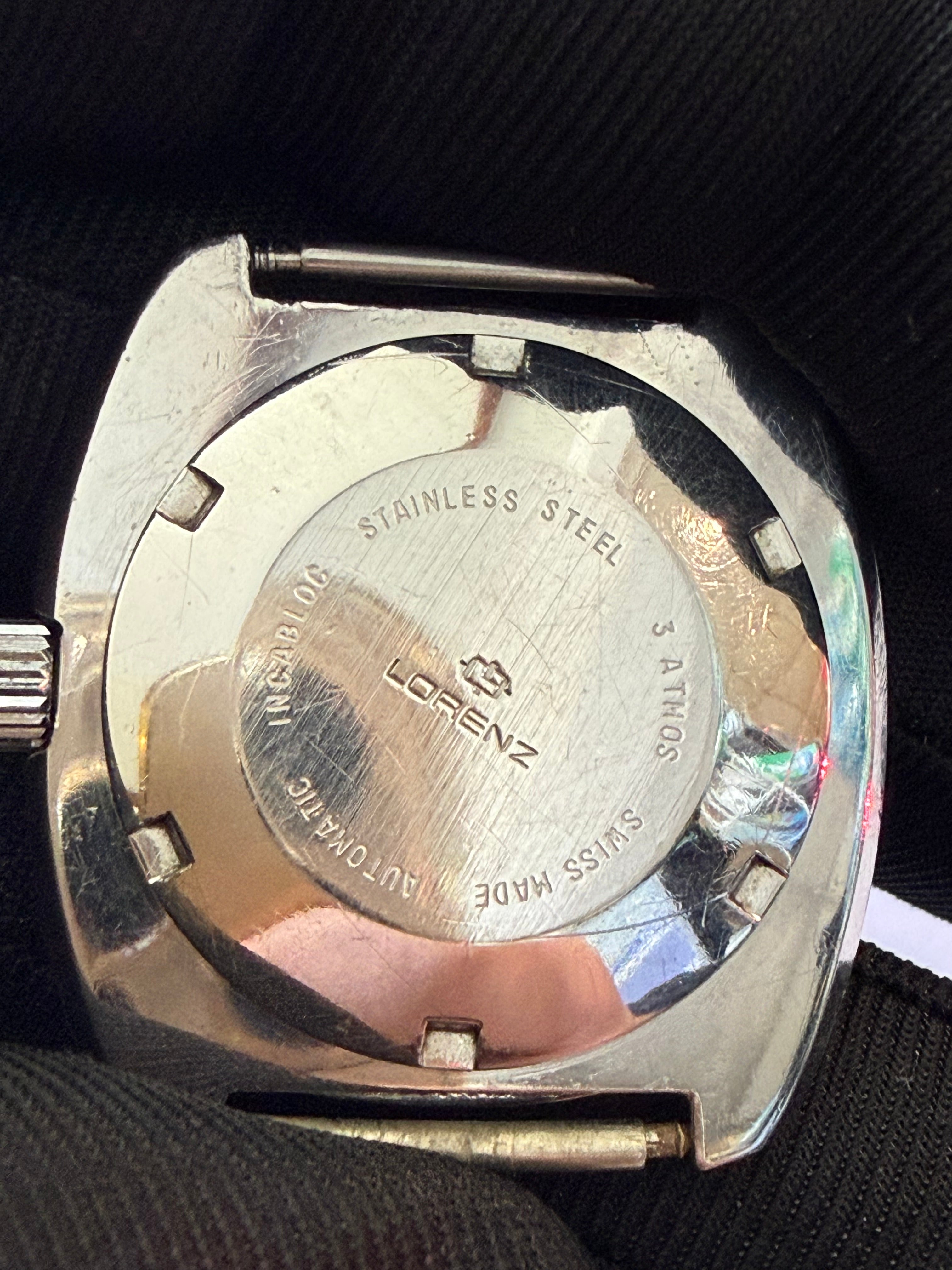 Lorenz Automatc Perpetual. case 33mm. Ref 4324. Caliber eta 2651.