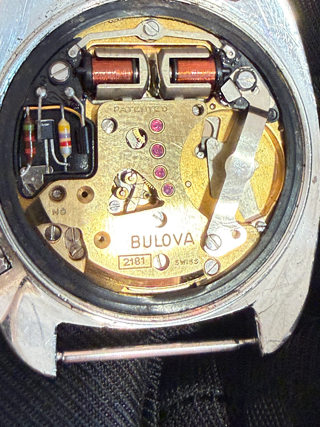 Bulova Accutron Ref 741. Cal 2181. For Part, Not work
