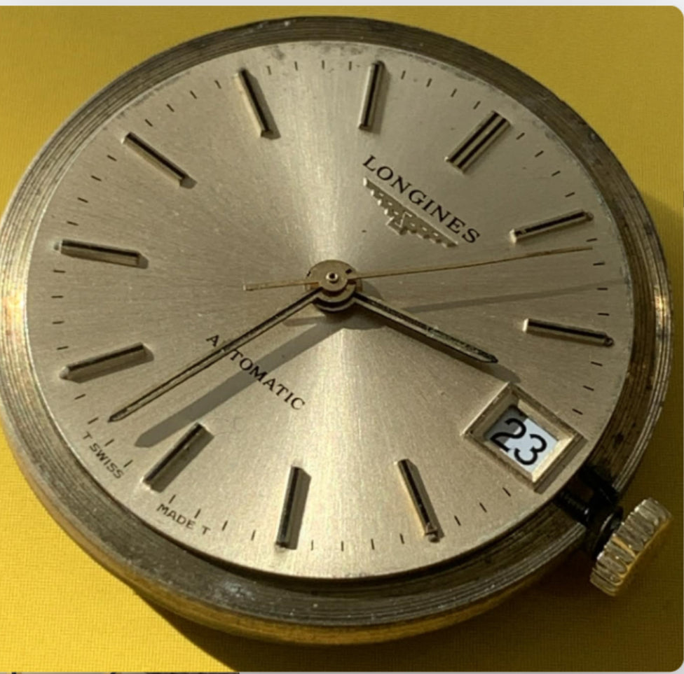 Longines Automatic Movement L8902 – Complete Set (Dial, Hands & Crown)