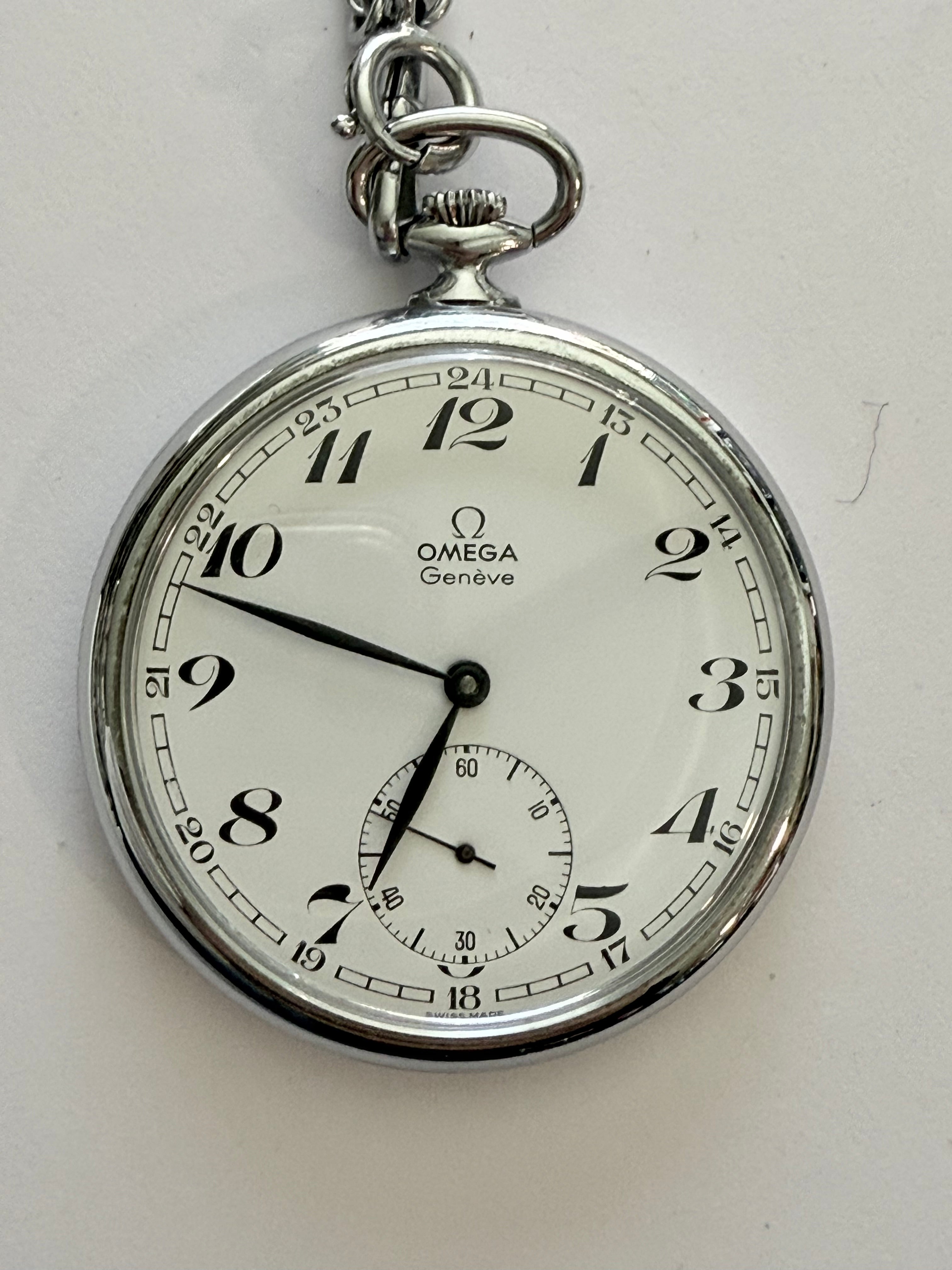 Omega-Pocket-case-48mm-yers 1990-Perfet Conditon. Work Perfect. Ref 1211740