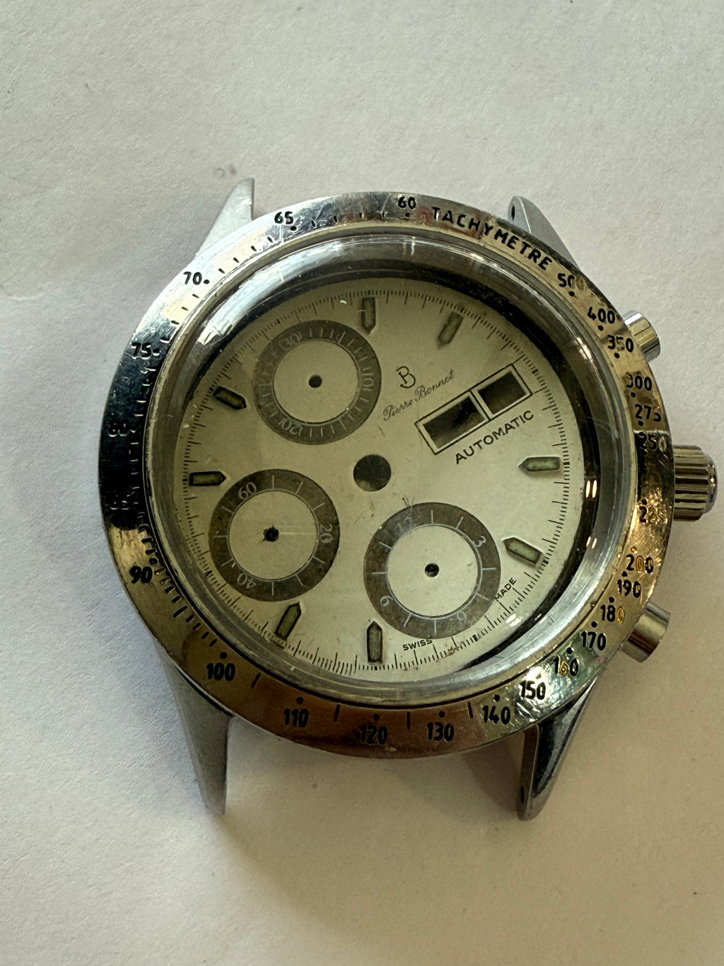 Case Pierre Bonneti Chronograph. For Moviment cal 7750. Ref n.211