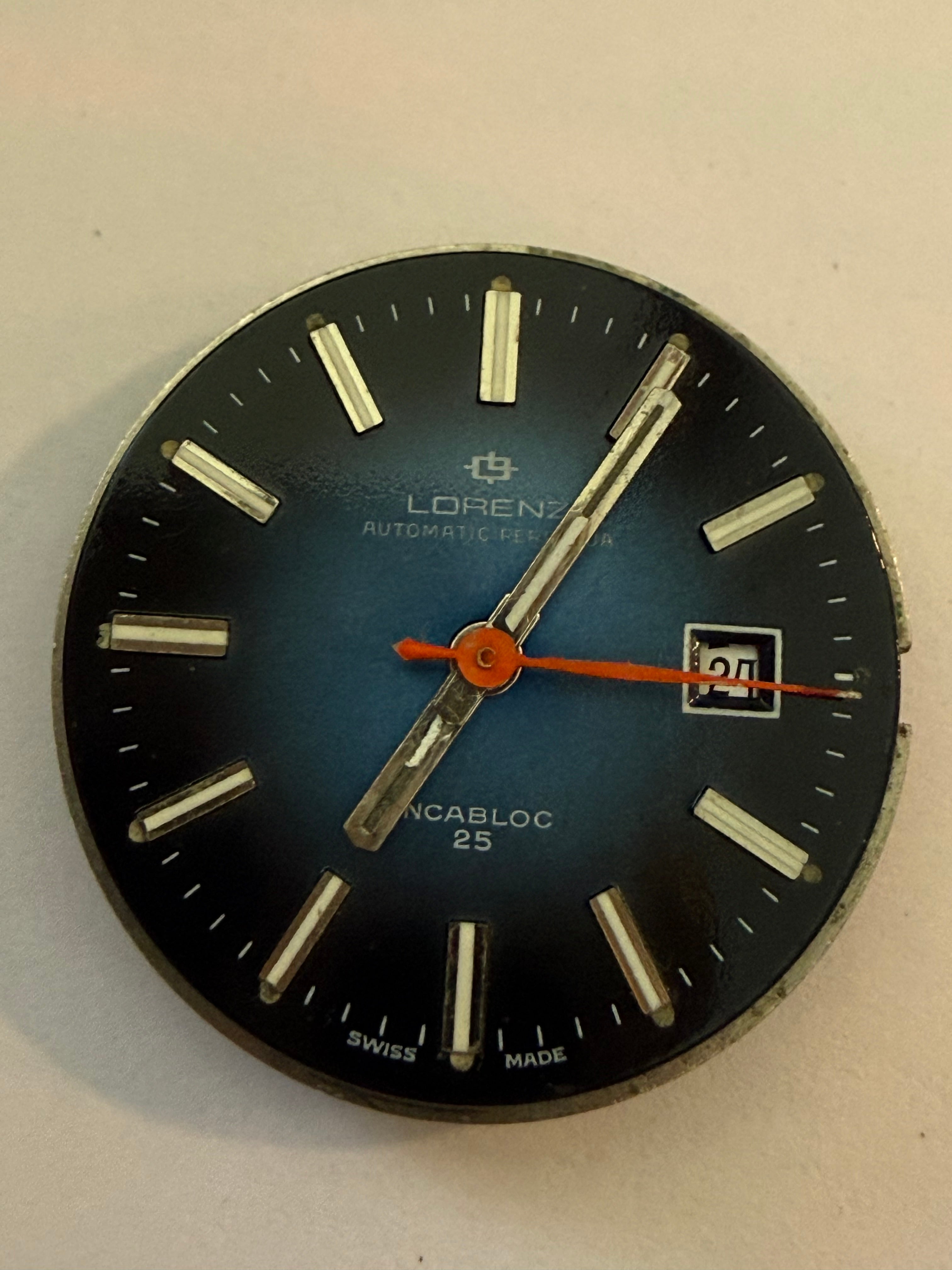 Lorenz Automatc Perpetual. case 33mm. Ref 4324. Caliber eta 2651.