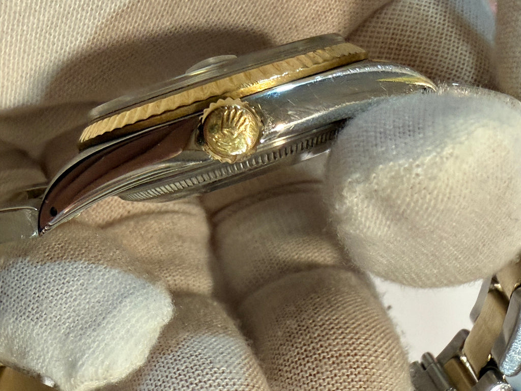 Pre-Owned. Rolex Datejust Automatic Ref. 16233 – Steel & 18k Yellow Gold – Oyster Bracelet 👌⌚