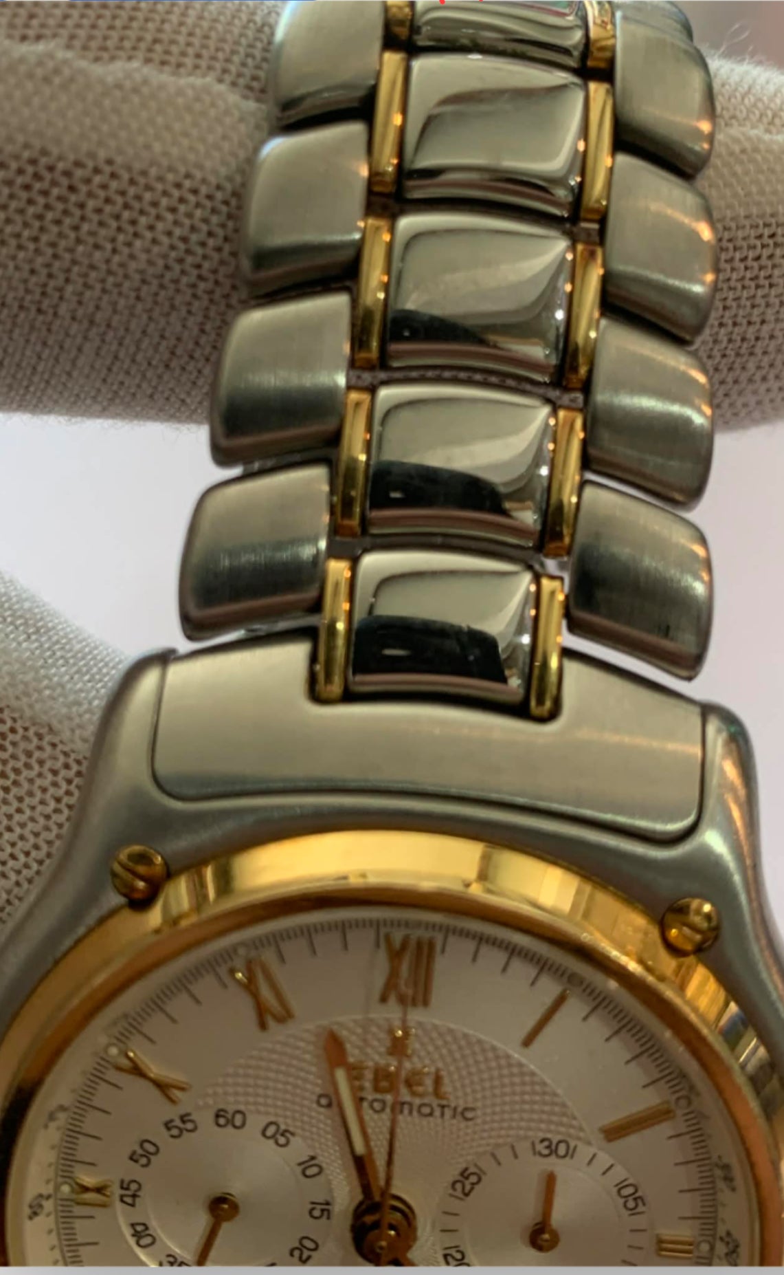 Pre-Owend. EBEL 1911 Automatic Chronograph. Case gold & steel. Cal 137. 👌⌚