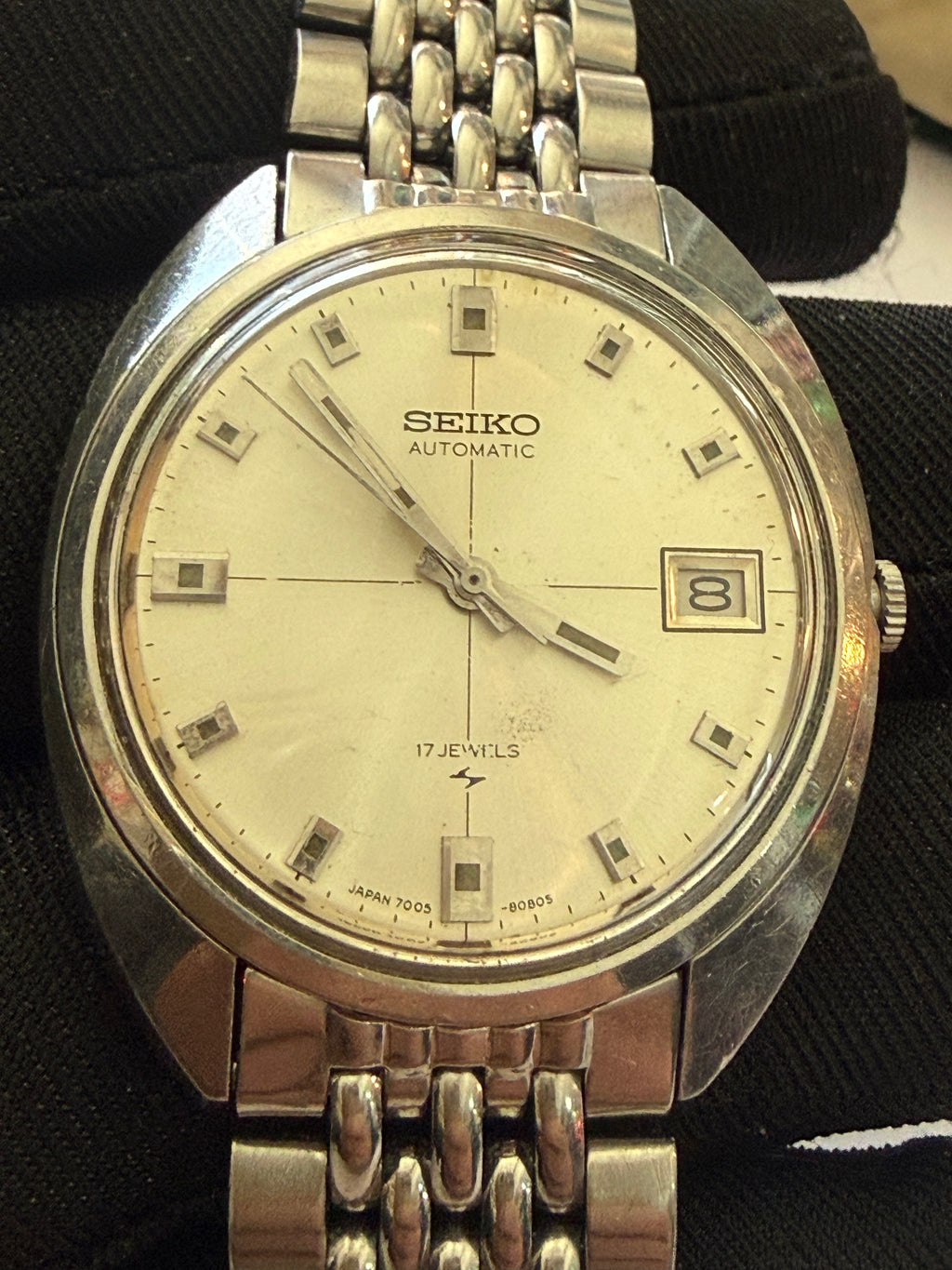 Seiko Automatic Ref 7005-8030. 17 Jewels. Yers 1967. Work perfect.