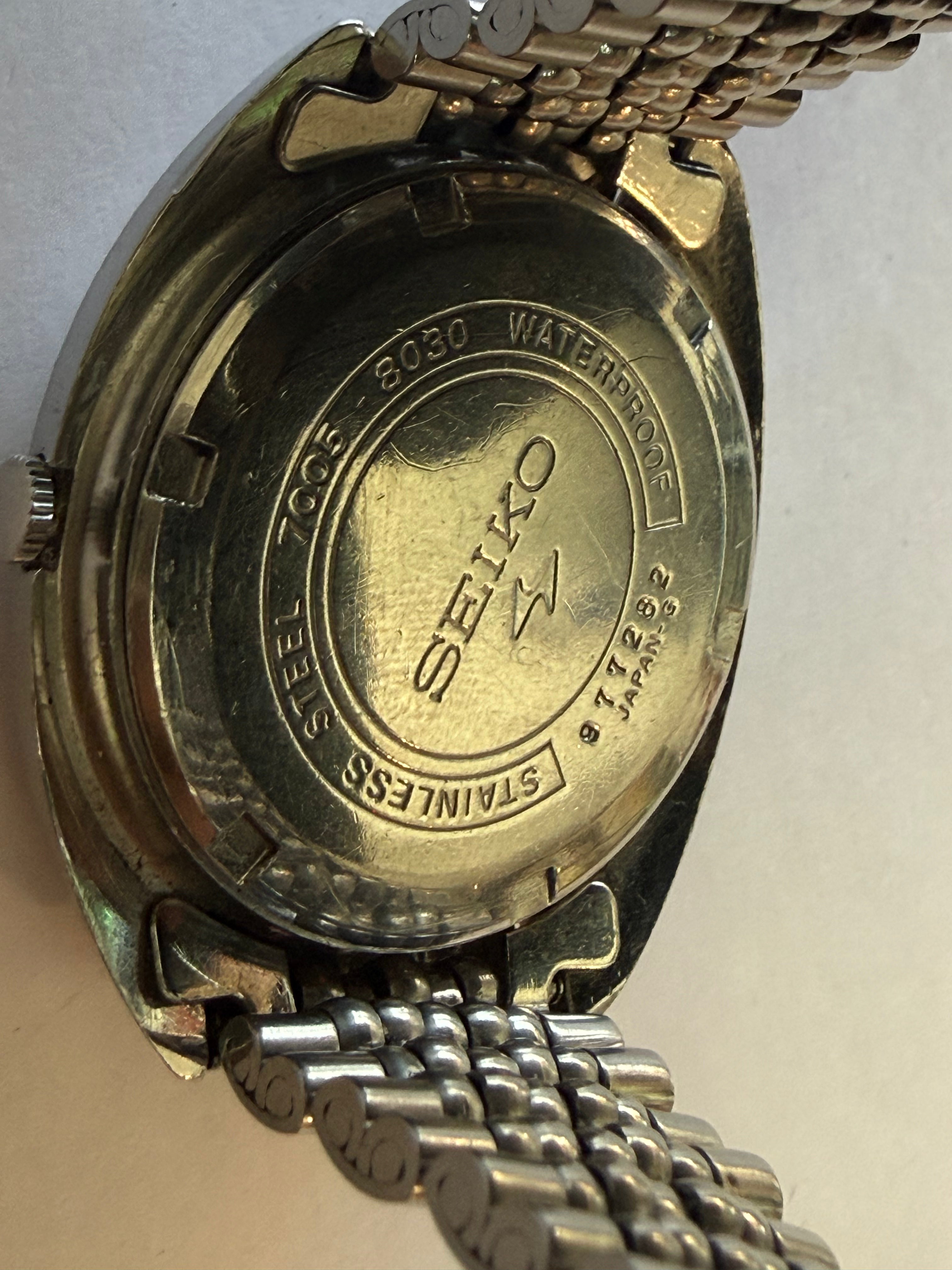 Seiko Automatic Ref 7005-8030. 17 Jewels. Yers 1967. Work perfect.