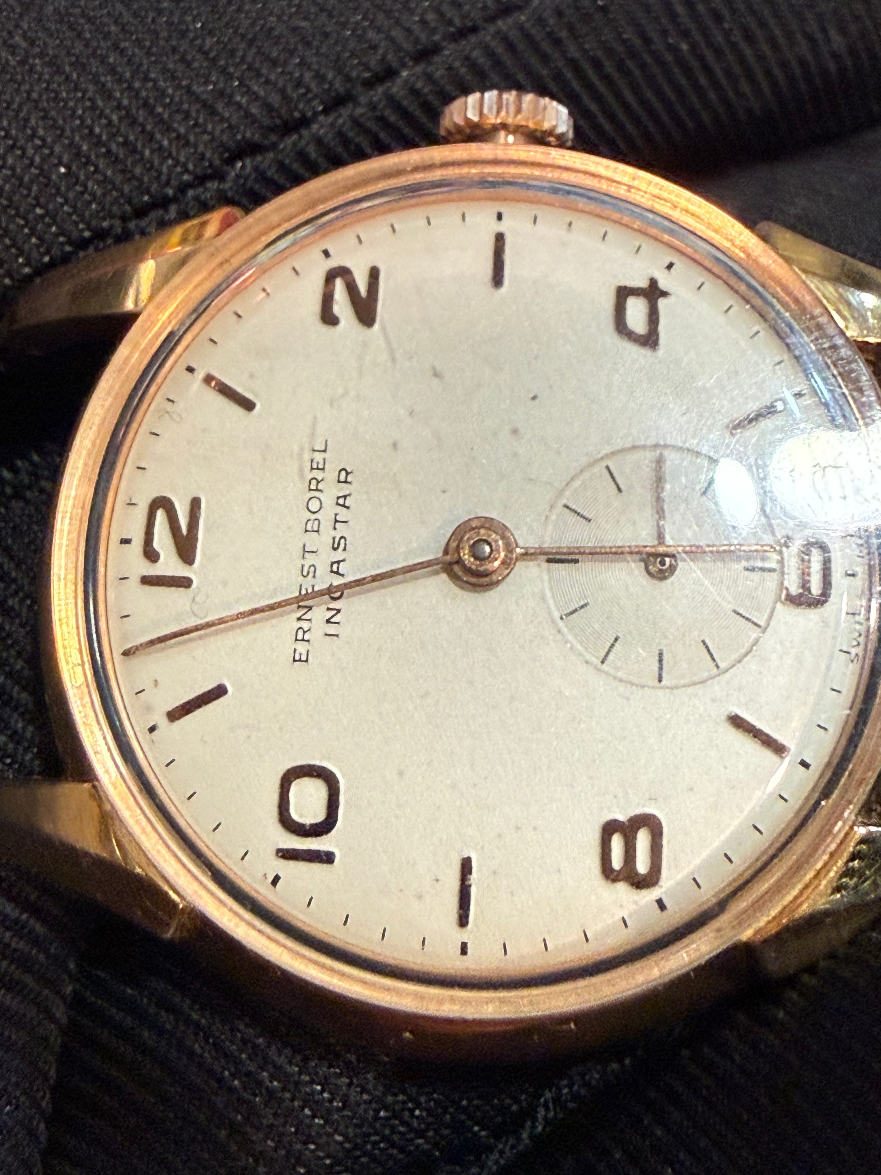 Ernest Boreli for Mens Ref 51380 Manual Cal Ernest Boreli • case 33mm