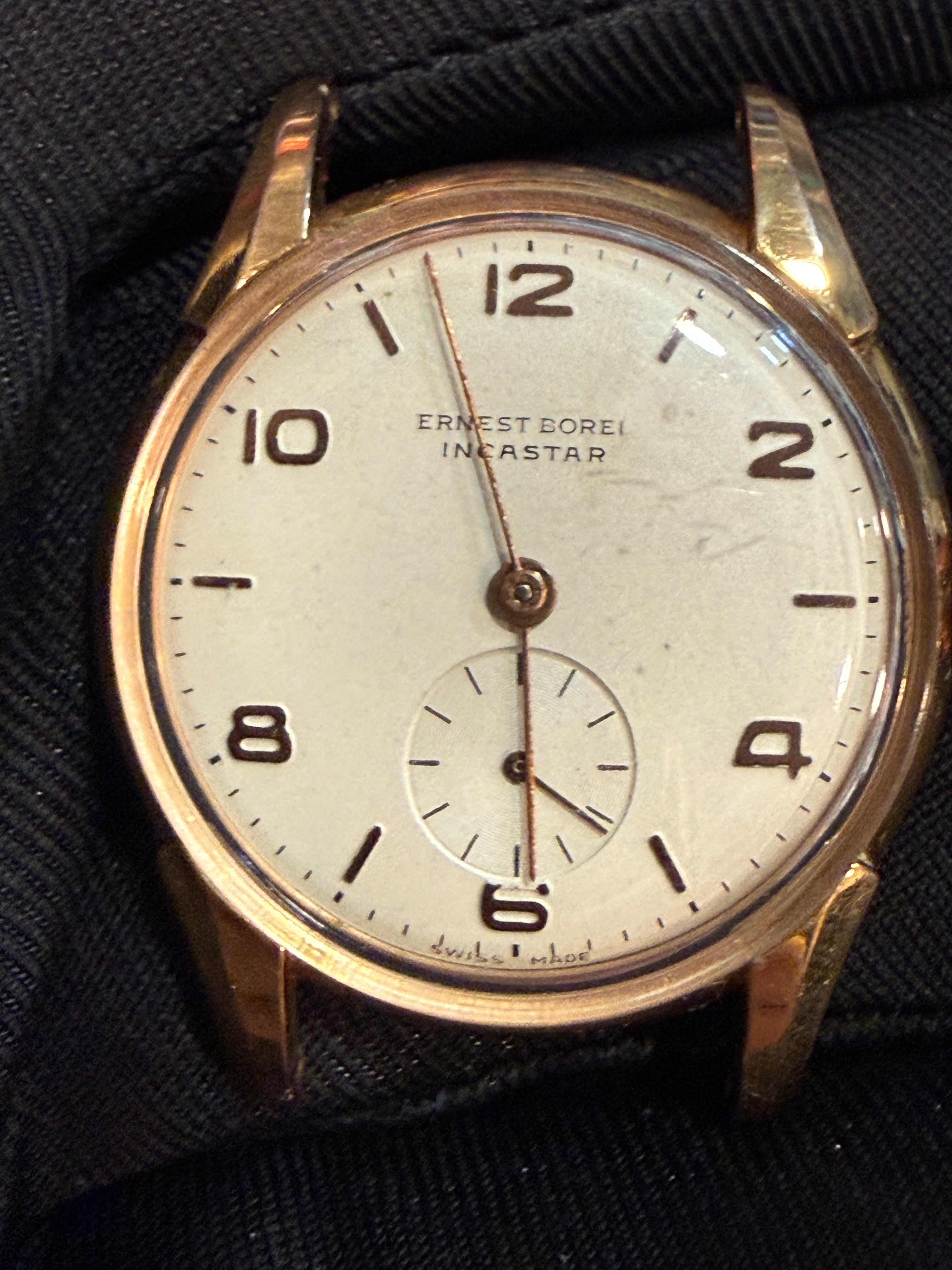 Ernest Boreli for Mens Ref 51380 Manual Cal Ernest Boreli • case 33mm