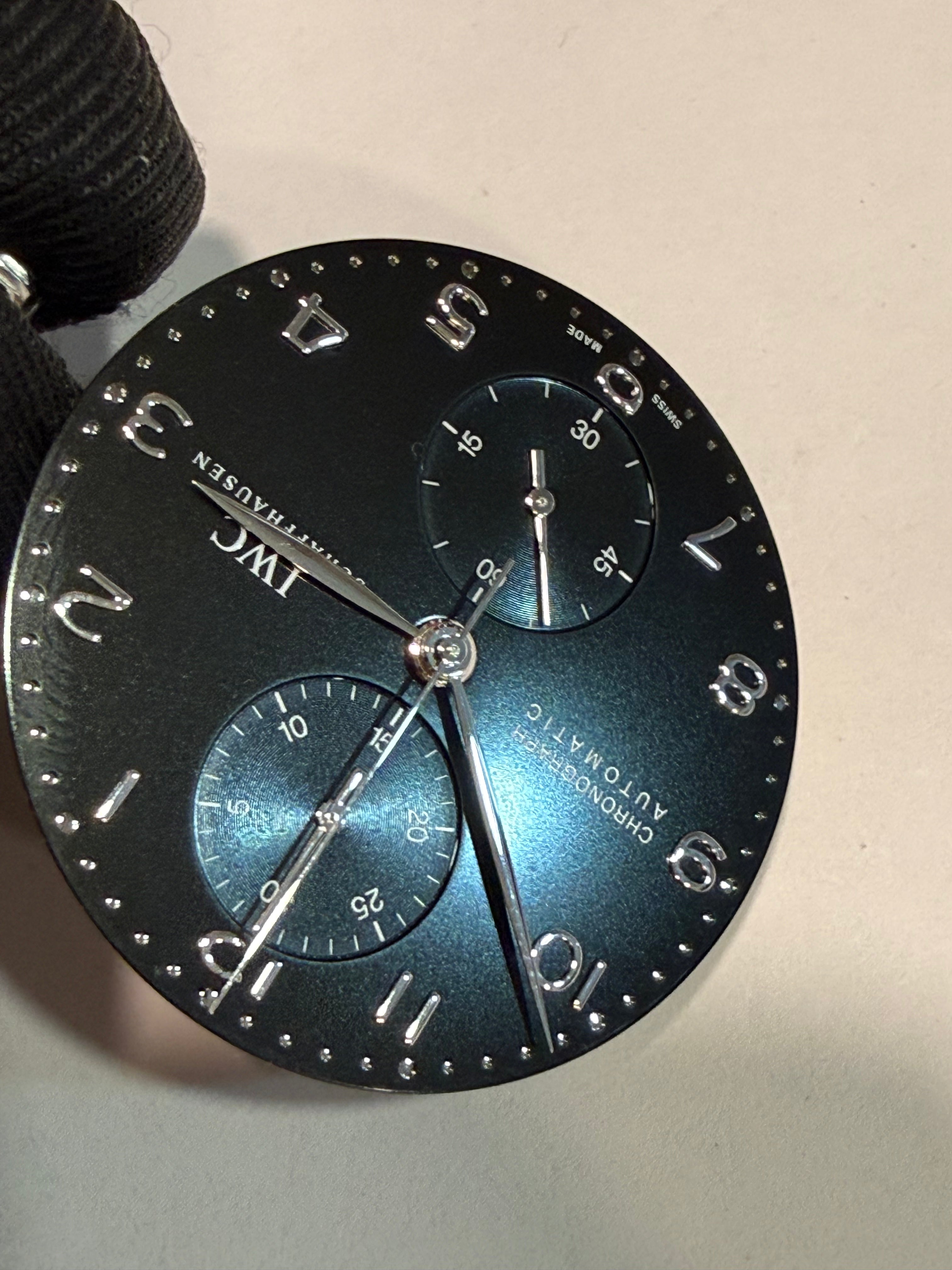 IWC Portuguese Movement chronograph cal C79240. For Case 3714. Movement Completed