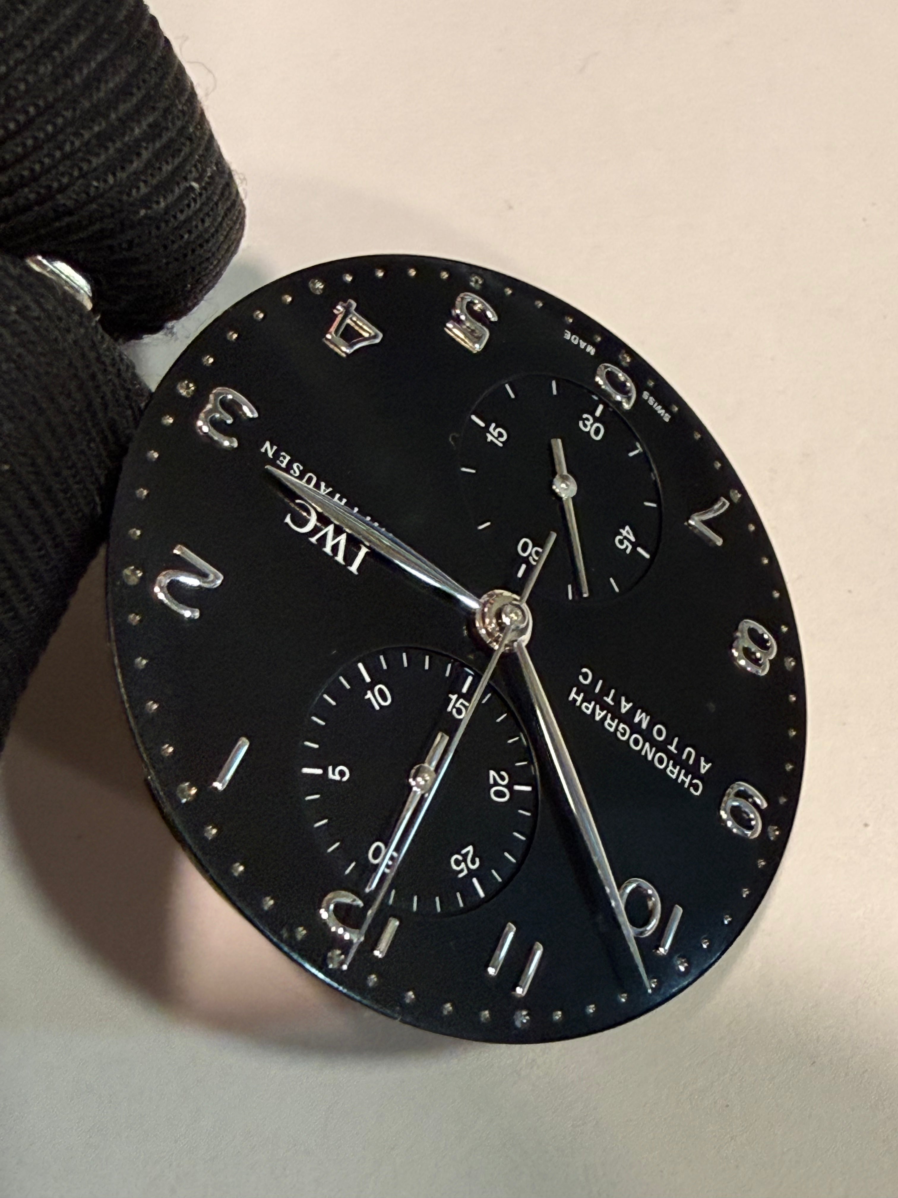 IWC Portuguese Movement chronograph cal C79240. For Case 3714. Movement Completed