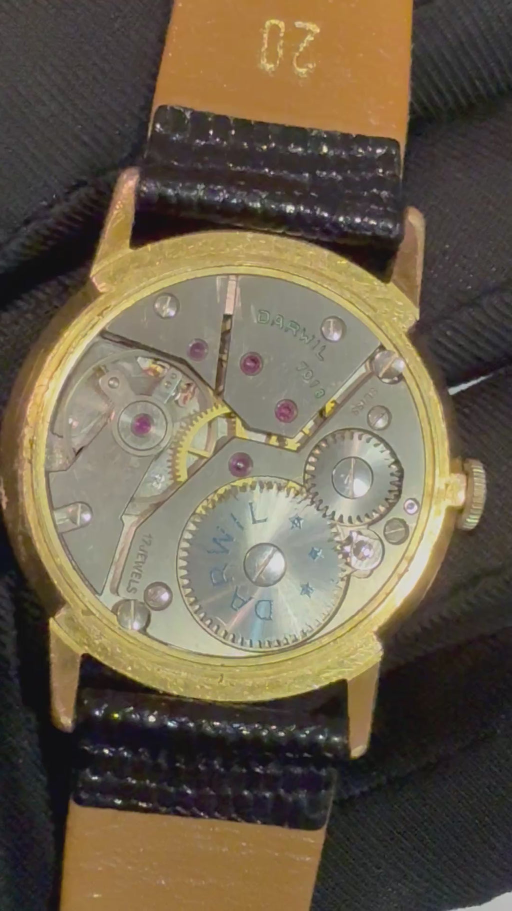 Used  Darwill Special Flat Luxe Ref 7018. Cal 7018. Case 35mm